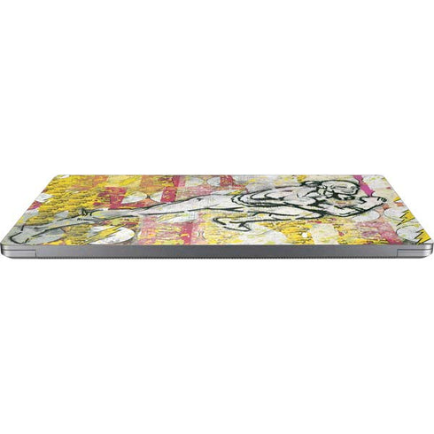 DC Comics The Flash Retro Abstract Running Pose Universal Laptop 16.6in (13.4 x 9.7in) Skin